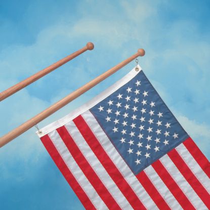 WHITECAP IND 48' TEAK ENSIGN STAFFS (FLAG POLES) - 60756