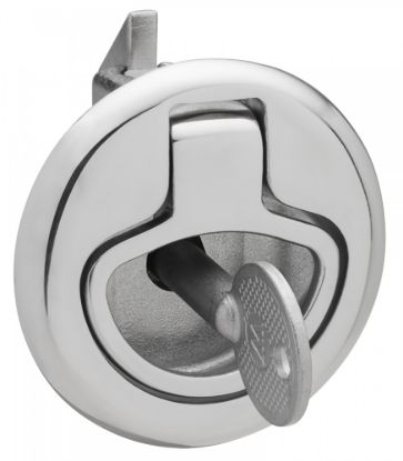 WHITECAP IND 316 S.S. LOCKING D-STYLE SLAM LATCH - 6136C