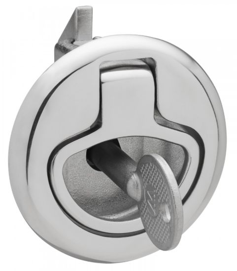 WHITECAP IND 316 S.S. LOCKING D-STYLE SLAM LATCH - 6136C