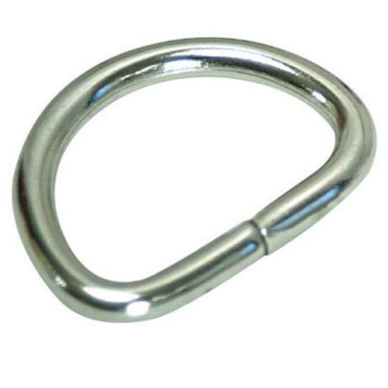 WHITECAP IND S.S. 'D' RING - 1' WEBBING - S0243C