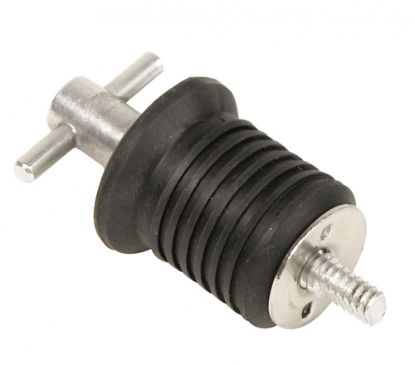 WHITECAP IND 1' ALUMINUM BAILER PLUG - SCREW TYP - S0288C