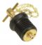 WHITECAP IND 1' BRASS BAILER PLUG  TWIST W/ 8' C - S0293C