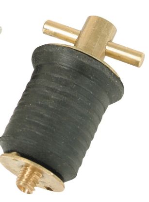 WHITECAP IND 1-1/4' BRASS BAILER PLUG-SCREW TYPE - S0294C
