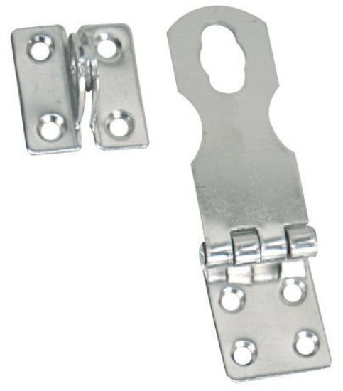 WHITECAP IND C.P. BRASS SAFETY HASP - S0578C