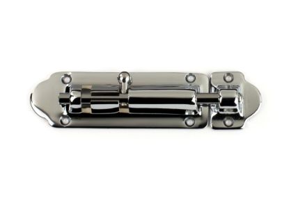 WHITECAP IND C.P. BRASS BARREL BOLT  4' - S0586C