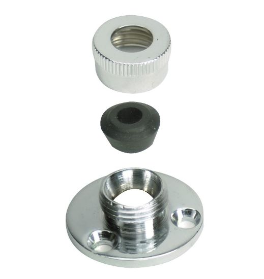 WHITECAP IND C.P. BRASS CABLE OUTLET-5/16' - S0717C