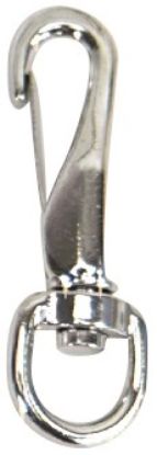 WHITECAP IND C.P. BRASS BABY SWIVEL SNAP-1-7/8' - S1131C