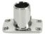 WHITECAP IND C.P. ZAMAC 7/8' - 90O RECT. BASE - S1466C