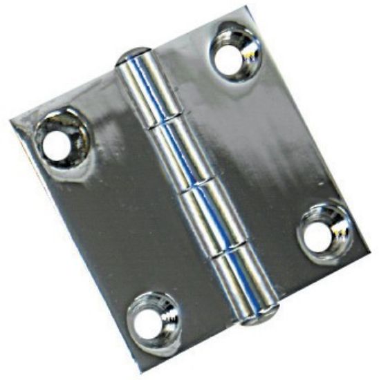 WHITECAP IND C.P. ZAMAC 2' X 2' BUTT HINGE - S1497C