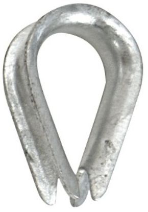 WHITECAP IND GALVANIZED ROPE THIMBLE-1/2' - S1541P