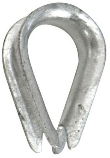 WHITECAP IND GALVANIZED ROPE THIMBLE-1/2' - S1541P