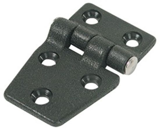 WHITECAP IND BLACK NYLON SHORTSIDED DOOR HINGE 2 - S3032C