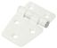 WHITECAP IND WHITE NYLON SHORTSIDED DOOR HINGE2 - S3033C