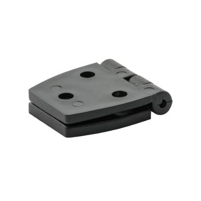 WHITECAP IND BLACK NYLON BUTT HINGE 1 1/2' X 1 3 - S3034C