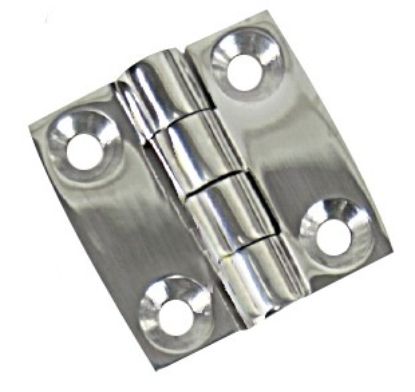 WHITECAP IND WHITE NYLON BUTT HINGE 1 1/2' X 1 3 - S3035C