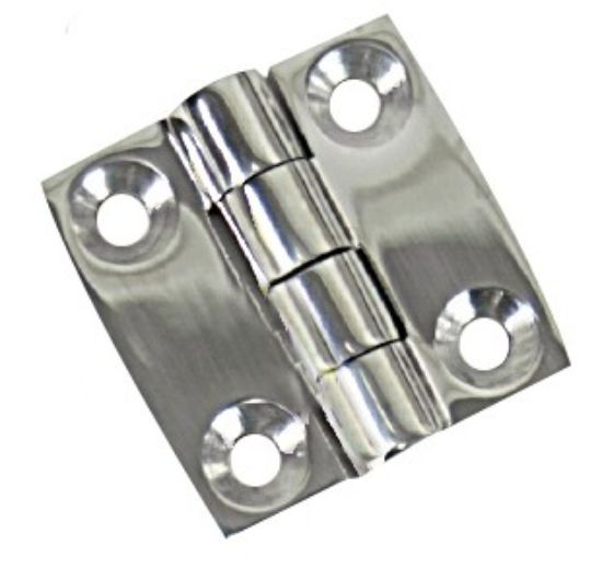 WHITECAP IND WHITE NYLON BUTT HINGE 1 1/2' X 1 3 - S3035C