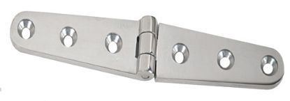 WHITECAP IND HD STAMPED S.S. STRAP HINGE  6' - S3430C