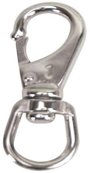WHITECAP IND S.S. SWIVEL EYE BOAT SNAP  SIZE 2 - S4022C