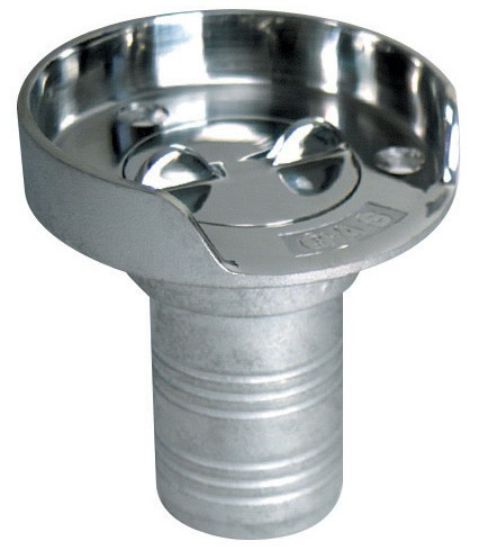 WHITECAP IND C.P. ZAMAC 1-1/2' HOSE DECK FILL W/ - S7021C