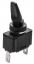 WHITECAP IND BLACK TOGGLE SWITCH (MOM. ON/OFF) - S8077C