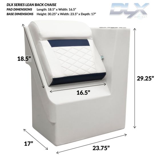 WISE SEATING WISE DLX1305R-1904 DLX PONTOON - RI - X1305R1904
