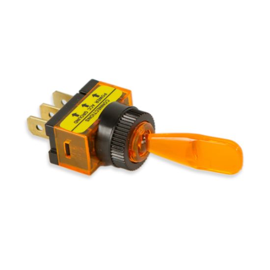 WIRTHCO TOGGLE SWITCH-20A-AMBER - 20502