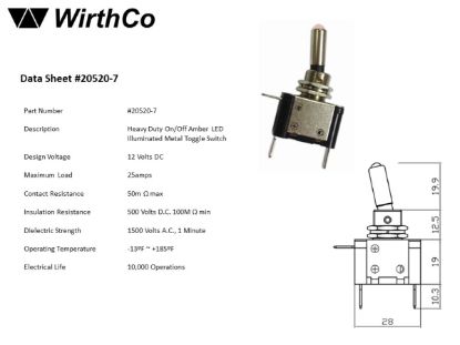 WIRTHCO HEAVY DUTY AMBER LED ILLU - 20520