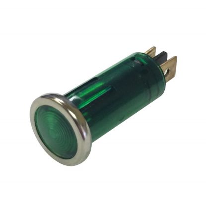 WIRTHCO INDCTR LGT-1/2' RND-GREEN - 20542