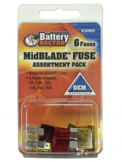 WIRTHCO MINBLADE  6PC FUSE KIT - 30913