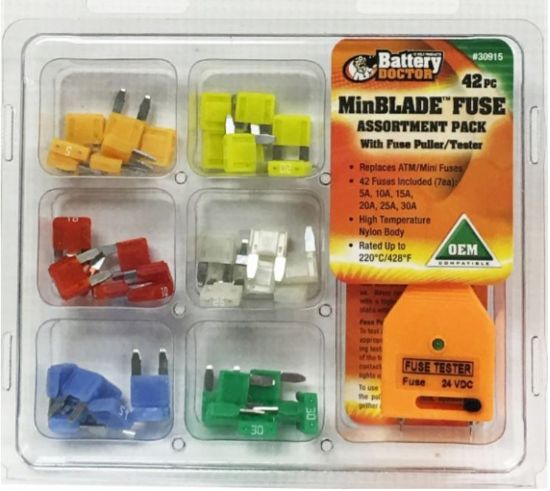 WIRTHCO 42PC MINBLADE  FUSE KIT - 30915