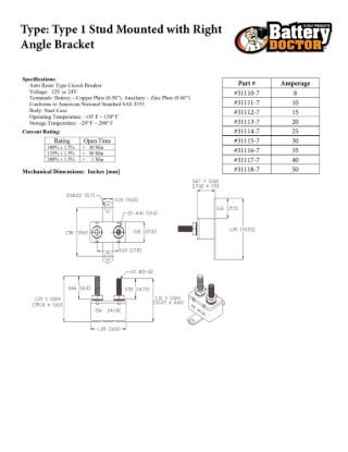 WIRTHCO ANGLE BRACKT TYPE 1-40AMP - 31117