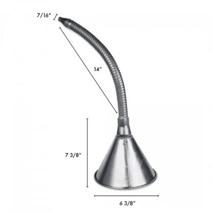 WIRTHCO 1 QUART  6' CENTER FLEX SPOUT - 94460