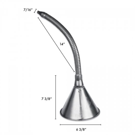 WIRTHCO 1 QUART  6' CENTER FLEX SPOUT - 94460