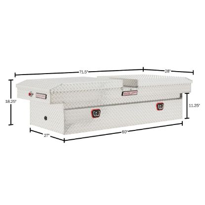 WEATHERGUARD MODEL 114-0-04 GULL WING BOX  ALUMI - 114004
