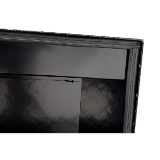 WEATHERGUARD COM SADDLE - ALUM  GLOSS BLK - 154503