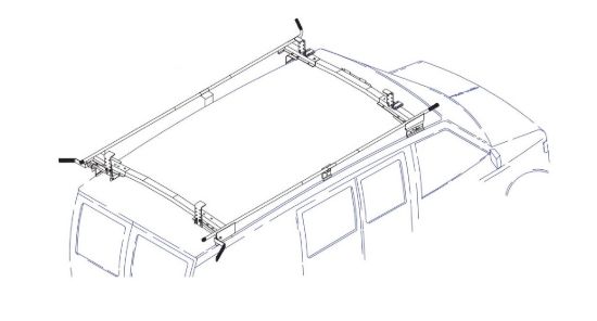 WEATHERGUARD QUICK CLAMP RACK - 234301