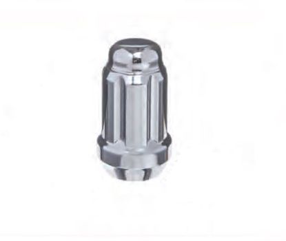 WC WHEEL ACC 14X1.5 SPLINE LUG NUT 1.65' CHROME - DPC1014SM