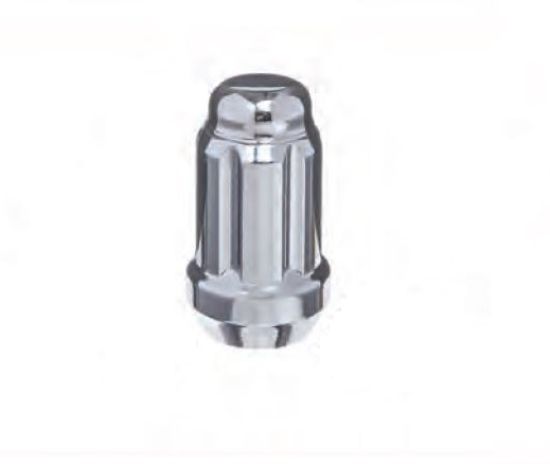 WC WHEEL ACC 14X1.5 SPLINE LUG NUT 1.65' CHROME - DPC1014SM