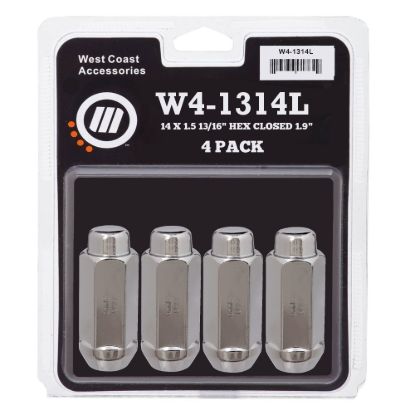 WC WHEEL ACC 14X1.5 13/16 HEX CLOSE 1.9 4 PK - W41314L