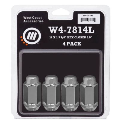WC WHEEL ACC 14 X 1.5 7/8 HEX CLOSE 1.9 4 PK - W47814L