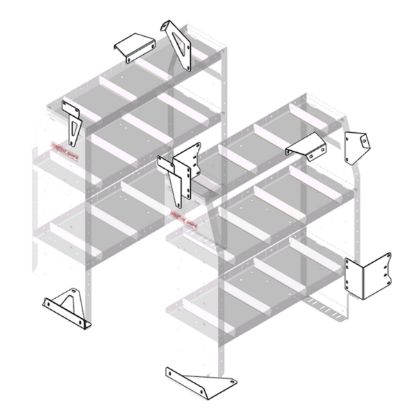 WEATHERGUARD TRANSIT CONNECT LWB SHELVING INSTAL - 9751301
