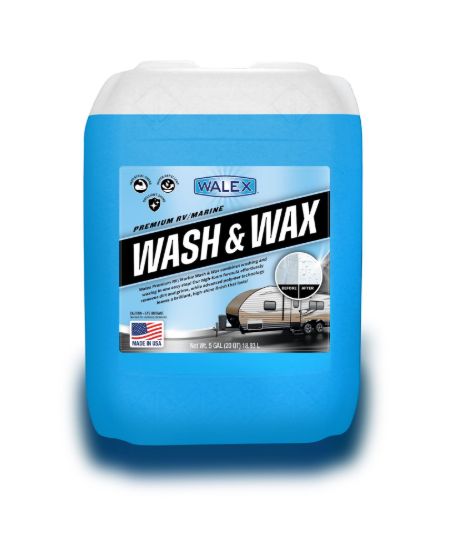 WALEX RV/MARINE WASH & WAX 5-GALLON - WALWW5G