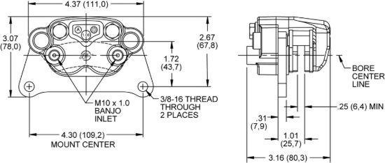 WILWOOD CALIPER FDL 1.38 .38 ROTO - 12011644