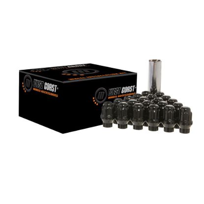 WC WHEEL ACC 12MMX1.5 ET SPLINE 6 LUG KIT BLK - W56015SEB