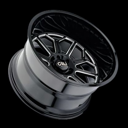 WHEEL GROUP AUBURN (9117) BLACK / MILLED - 911724483B