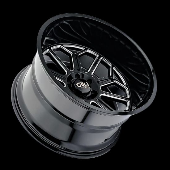 WHEEL GROUP AUBURN (9117) BLACK / MILLED - 911724483B