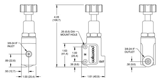 WILWOOD PROPORTIONING VALVE KNOB - 26010922