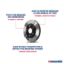WAGNER BRAKE BRAKE ROTOR - BD126201E