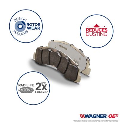 WAGNER BRAKE WAGNER OEX CUSTOM DISC PAD SET - OEX1047