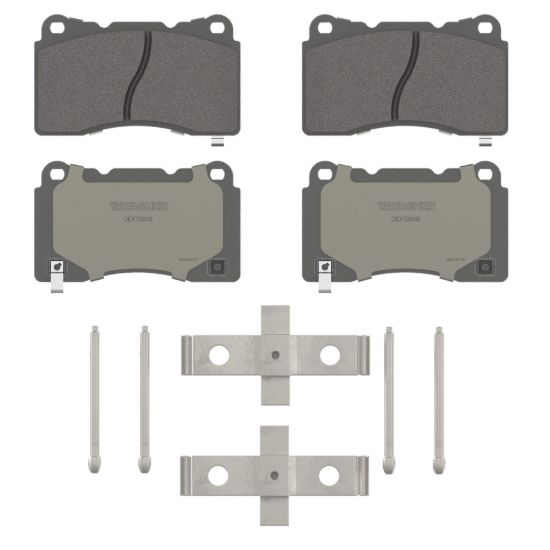 WAGNER BRAKE OEX SEMI-MET DISC PAD SET - OEX1050M